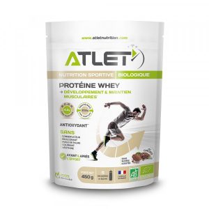 Protéine Whey Biologique : Atlet 450 (g)